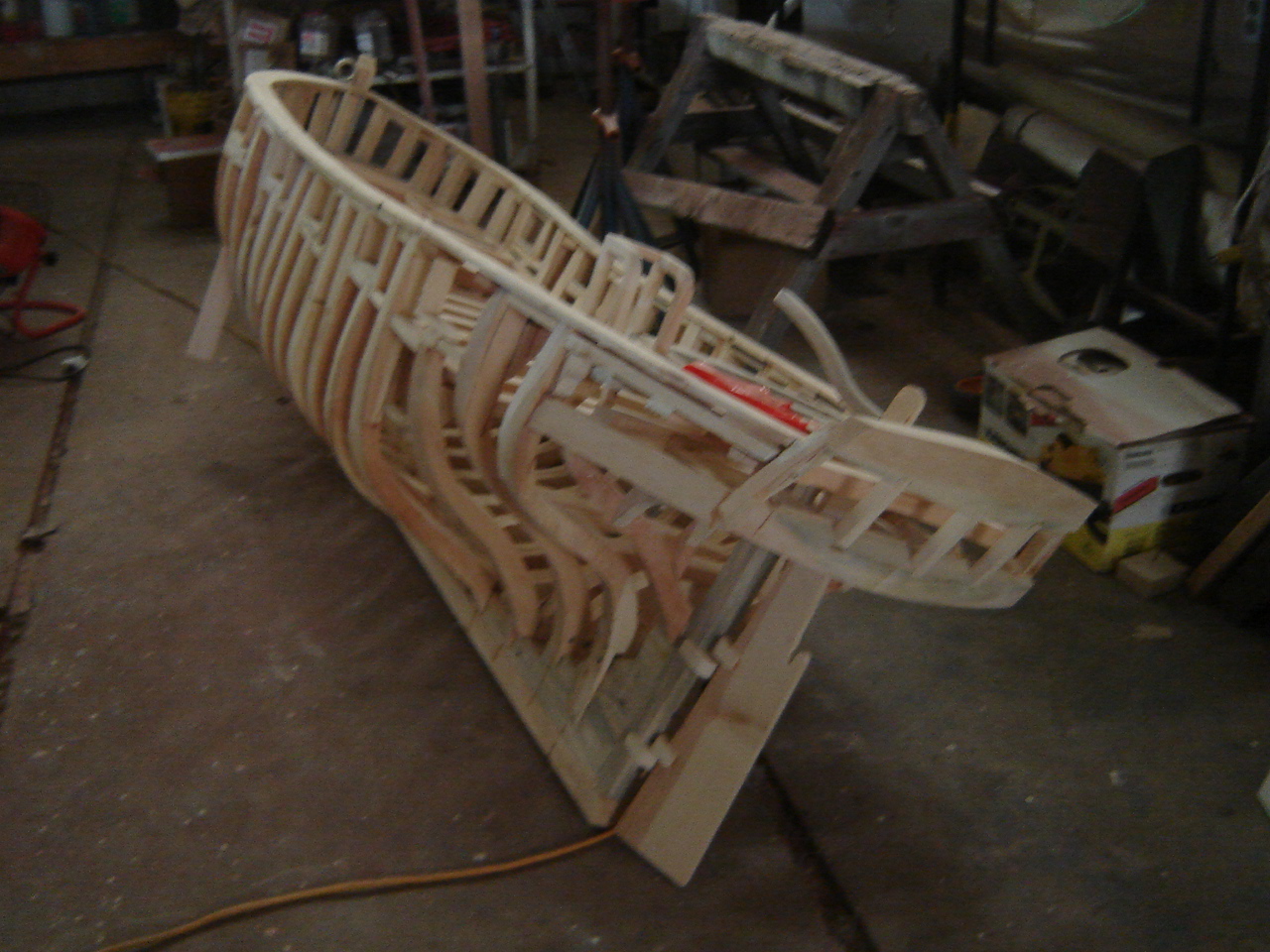 Models at the Maritime Heritage Alliance Boatbuilding Workshops